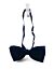 70er Jahre Vintage Samt  Fliege Querbinder bow tie