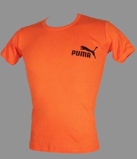 70er Puma orange Vintage T-Shirt Damen TS34